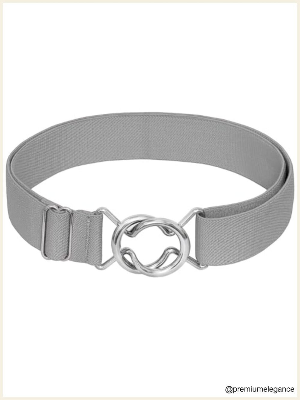 Women's Stretch Belt Adjustable Web Belt Metal Buckle Dress Belt